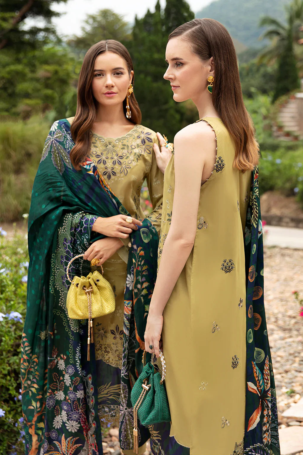Ramsha | Andaz Collection | OLIVE GREEN - Official Ramsha stockist in UK - Sakeena London