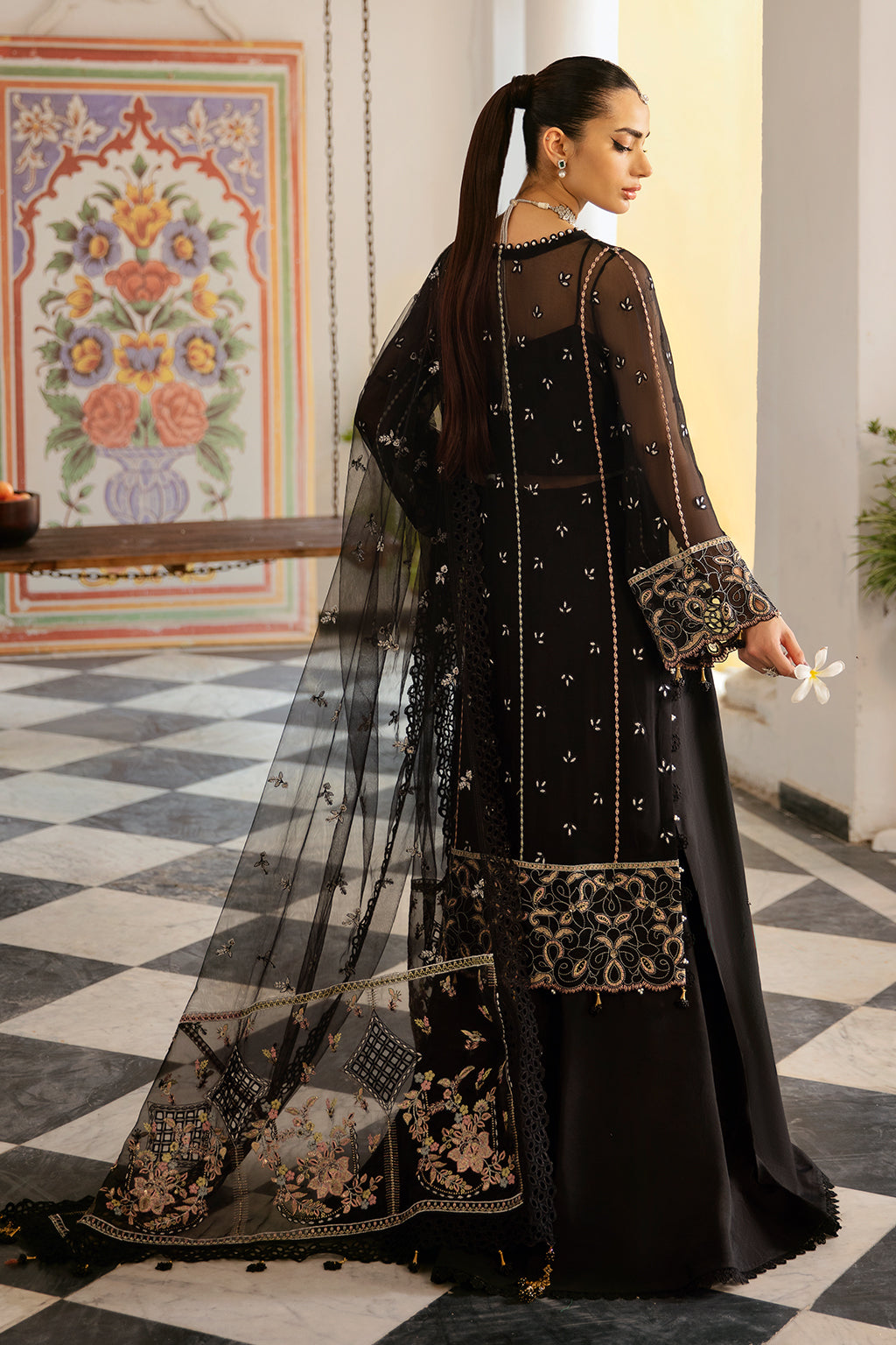 Ramsha | Dastak Luxury Chiffon Collection | Q-106 - Official Ramsha stockist in UK - Sakeena London