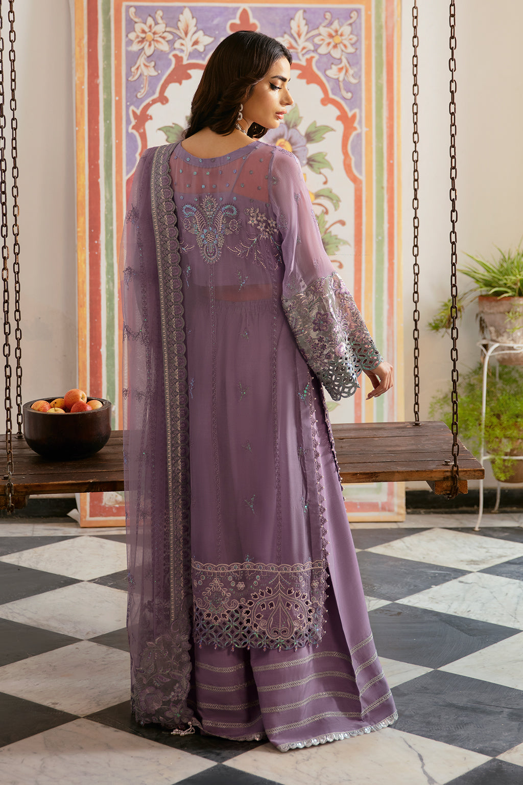 Ramsha | Dastak Luxury Chiffon Collection | Q-108 - Official Ramsha stockist in UK - Sakeena London