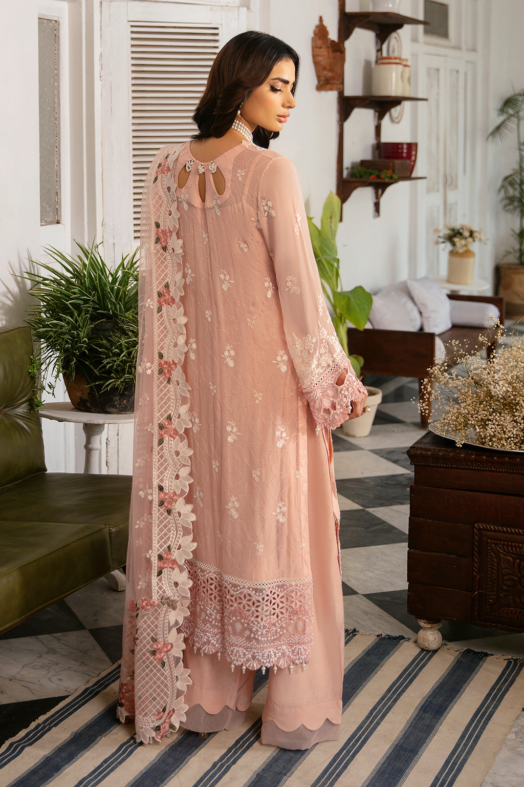 Ramsha | Dastak Luxury Chiffon Collection | Q-101 - Official Ramsha stockist in UK - Sakeena London