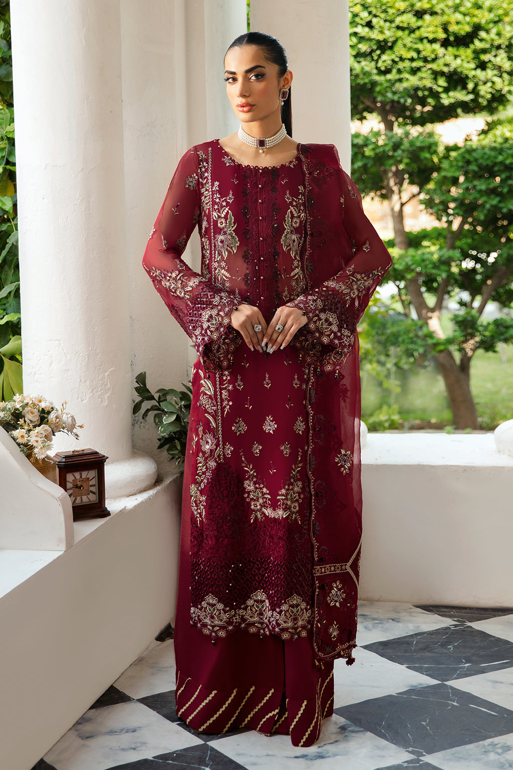Ramsha | Dastak Luxury Chiffon Collection | Q-103 - Official Ramsha stockist in UK - Sakeena London