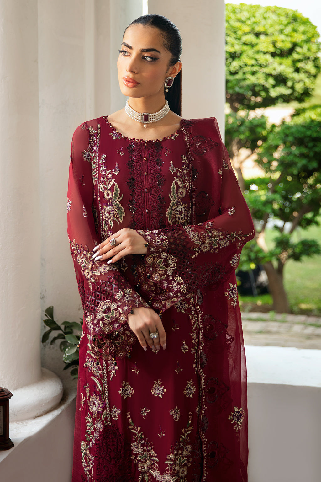Ramsha | Dastak Luxury Chiffon Collection | Q-103 - Official Ramsha stockist in UK - Sakeena London