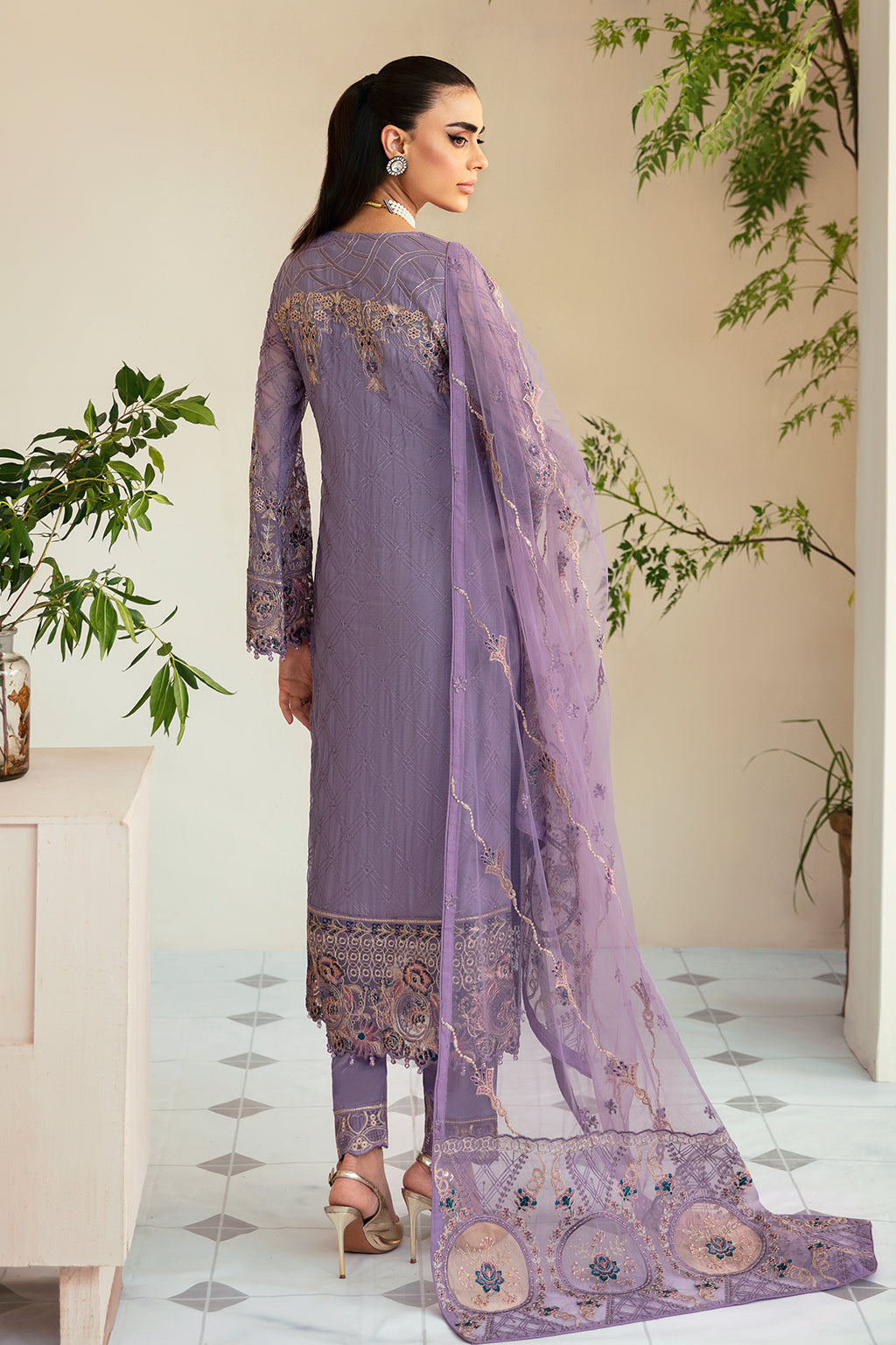 Ramsha | Dastoor Chiffon | P-104 - Official Ramsha stockist in UK - Sakeena London