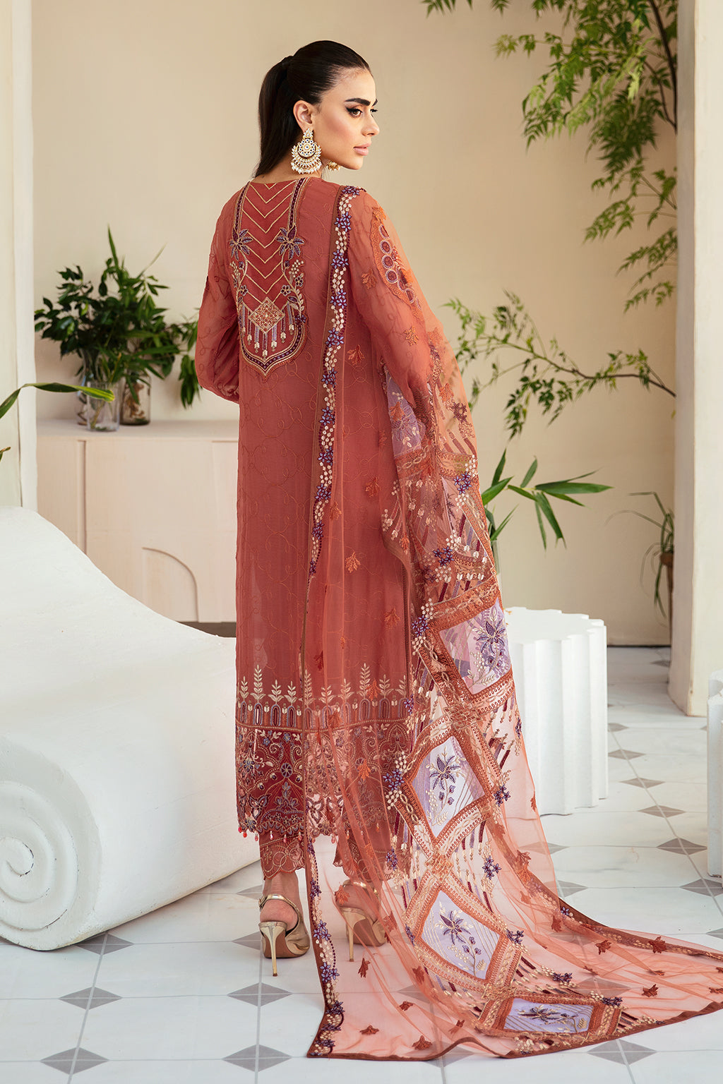 Ramsha | Dastoor Chiffon | P-109 - Official Ramsha stockist in UK - Sakeena London