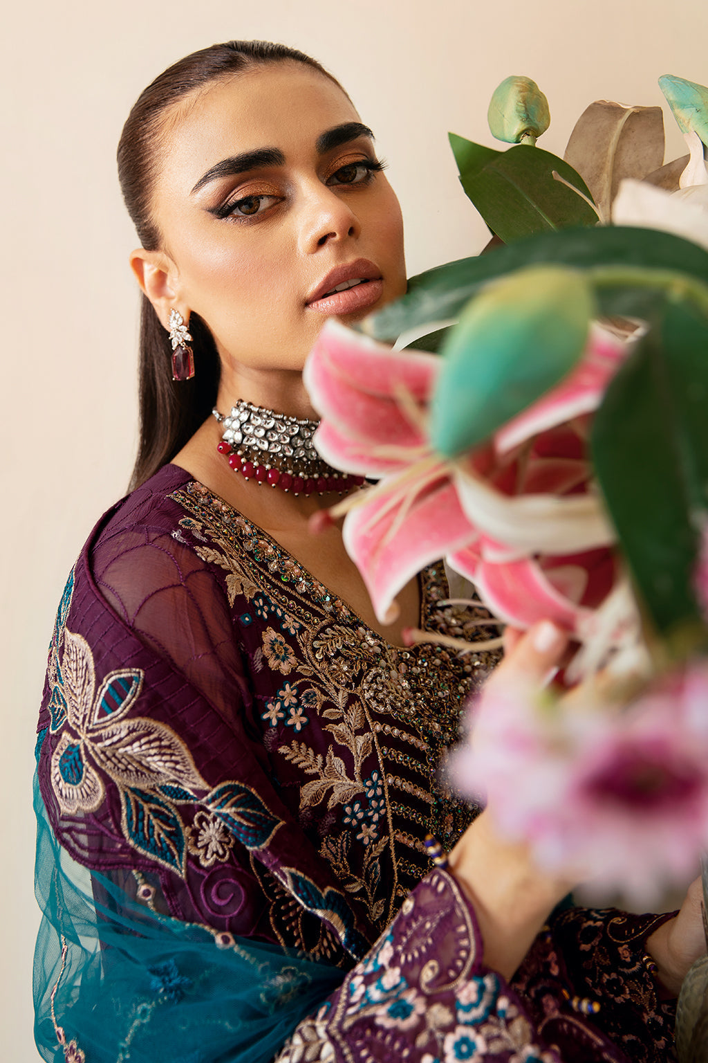 Ramsha | Dastoor Chiffon | P-102 - Official Ramsha stockist in UK - Sakeena London