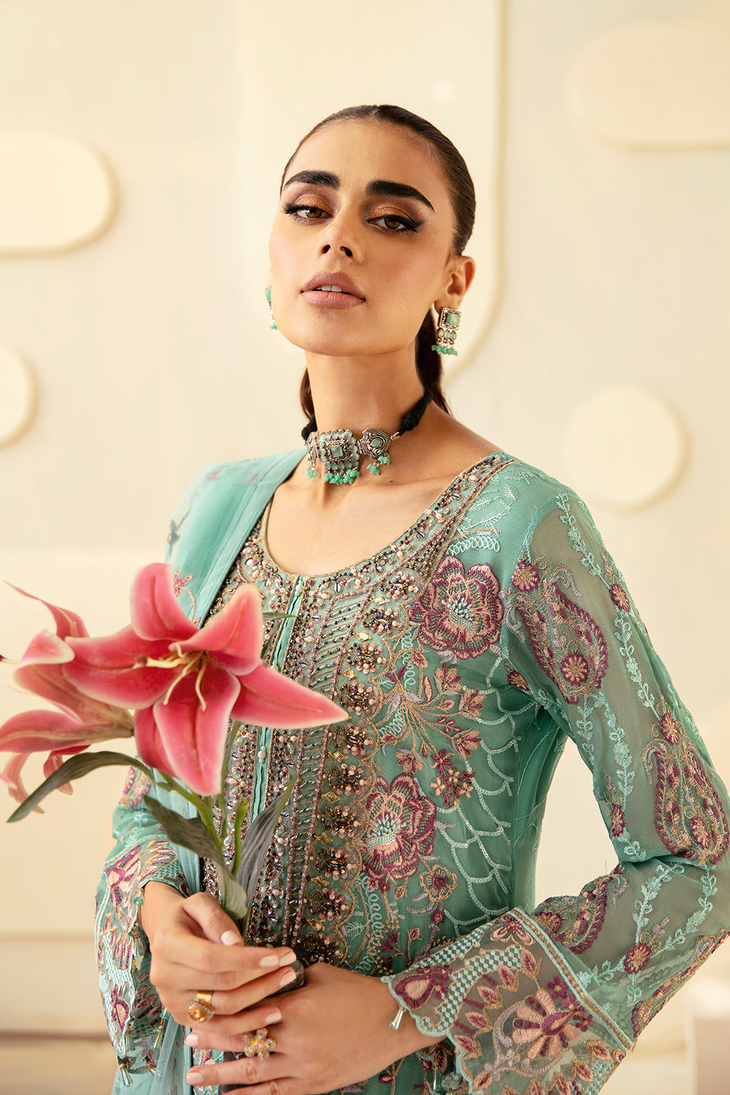 Ramsha | Dastoor Chiffon | P-107 - Official Ramsha stockist in UK - Sakeena London