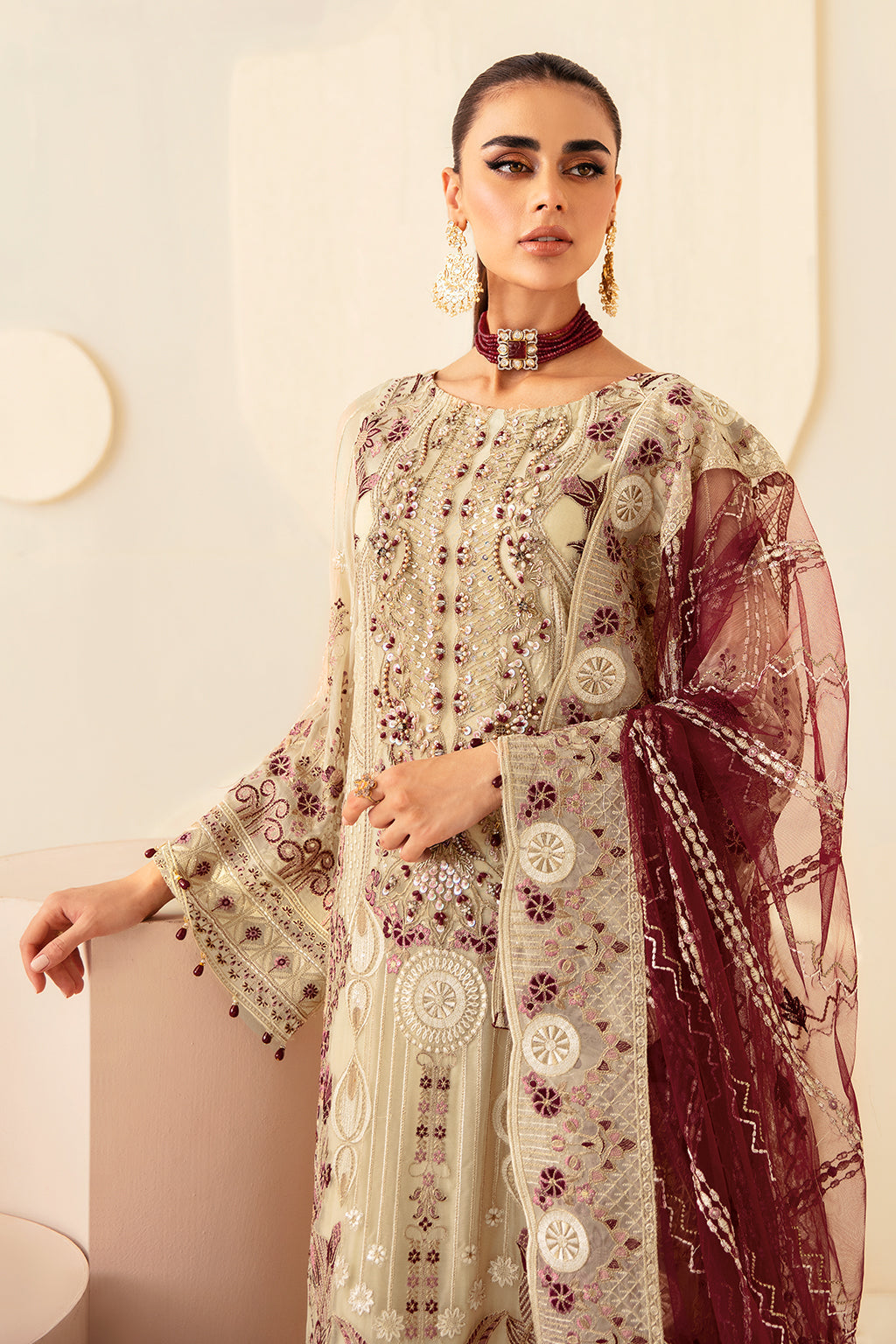 Ramsha | Dastoor Chiffon | P-103 - Official Ramsha stockist in UK - Sakeena London