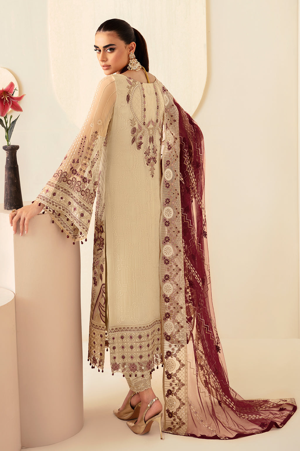 Ramsha | Dastoor Chiffon | P-103 - Official Ramsha stockist in UK - Sakeena London
