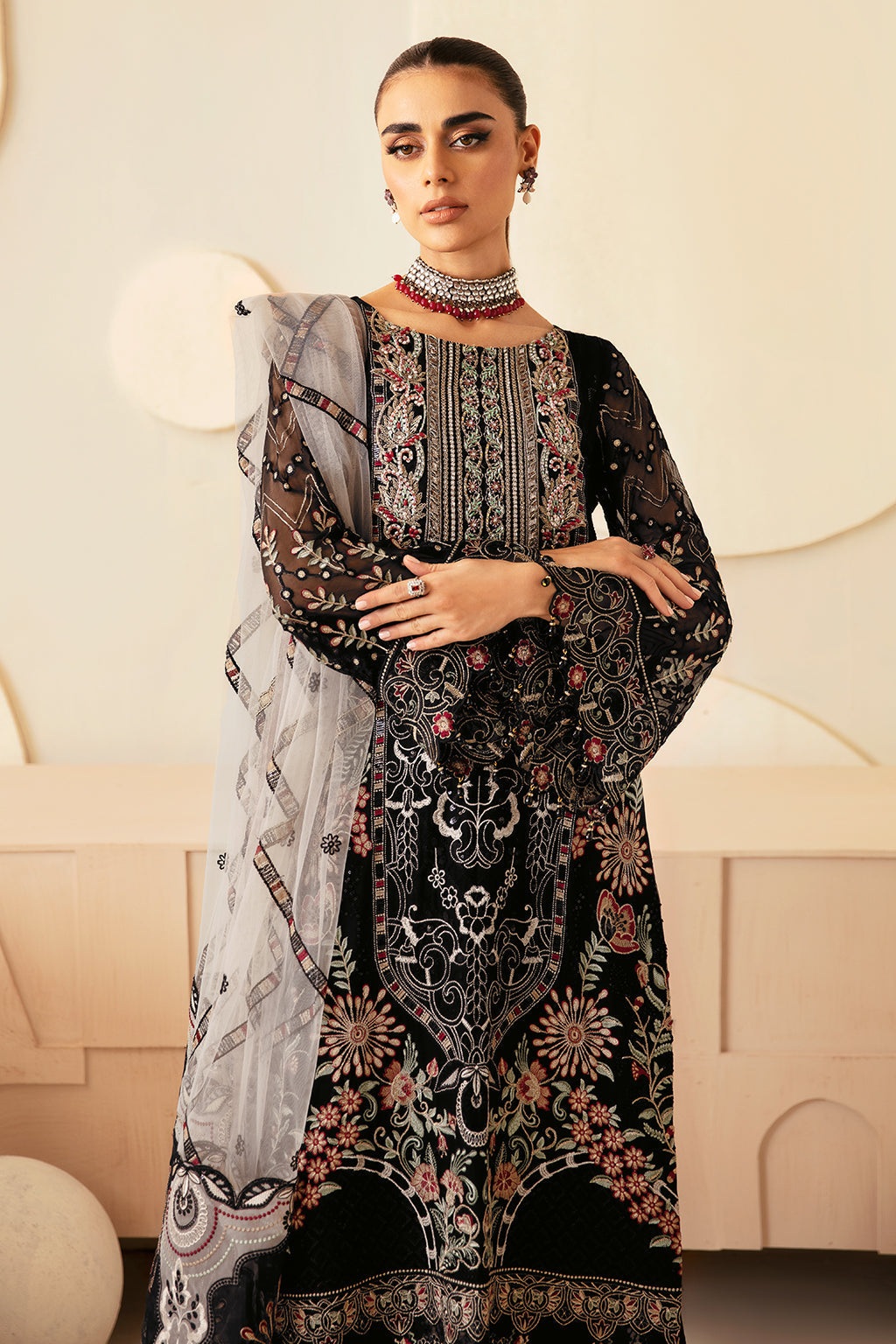 Ramsha | Dastoor Chiffon | P-105 - Official Ramsha stockist in UK - Sakeena London