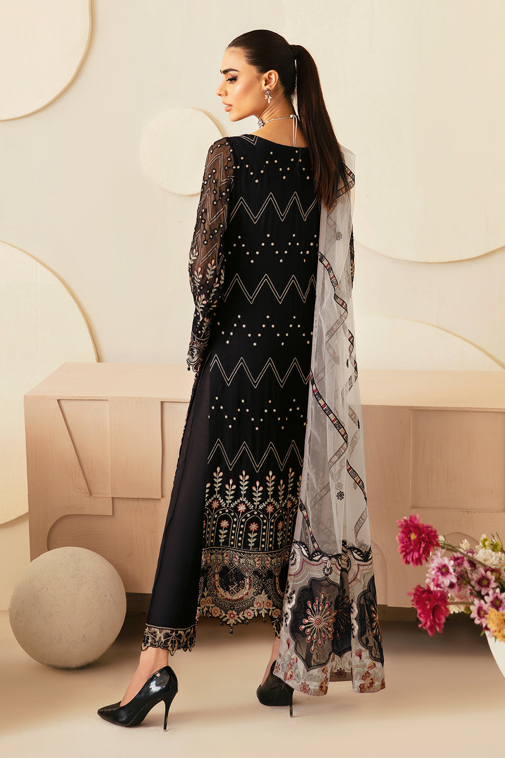Ramsha | Dastoor Chiffon | P-105 - Official Ramsha stockist in UK - Sakeena London