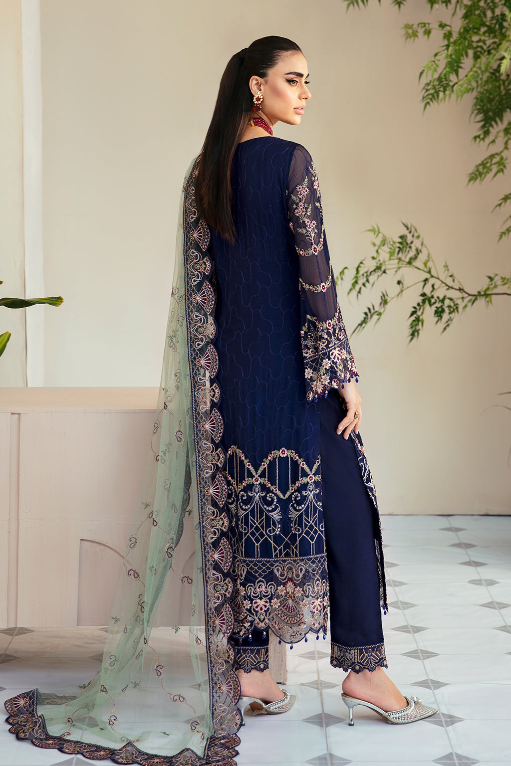Ramsha | Dastoor Chiffon | P-110 - Official Ramsha stockist in UK - Sakeena London