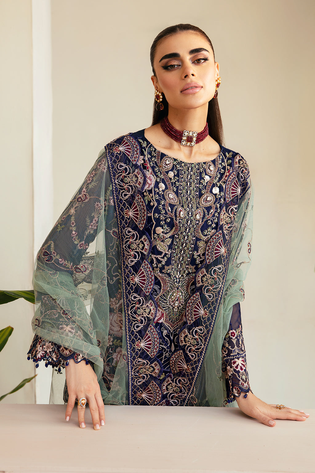 Ramsha | Dastoor Chiffon | P-110 - Official Ramsha stockist in UK - Sakeena London