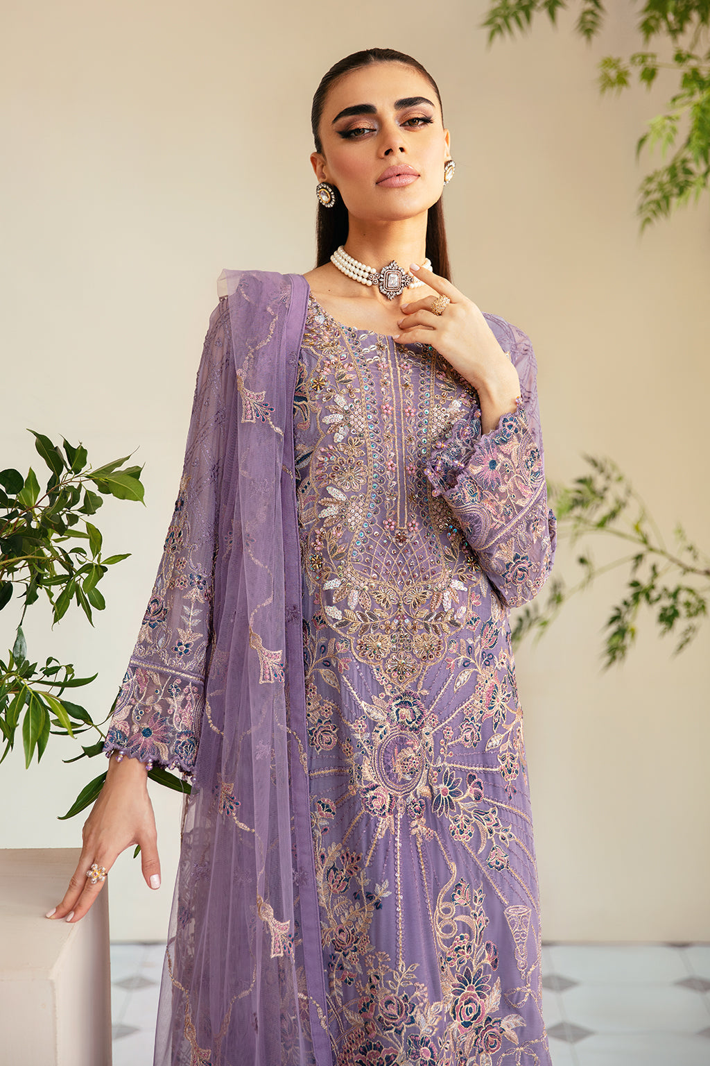 Ramsha | Dastoor Chiffon | P-104 - Official Ramsha stockist in UK - Sakeena London