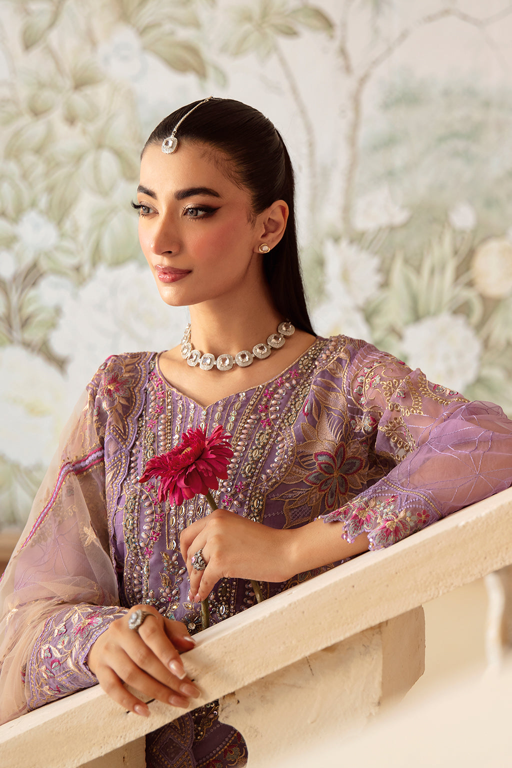 Ramsha | Minhal Organza Collection | M-1207 - Official Ramsha stockist in UK - Sakeena London