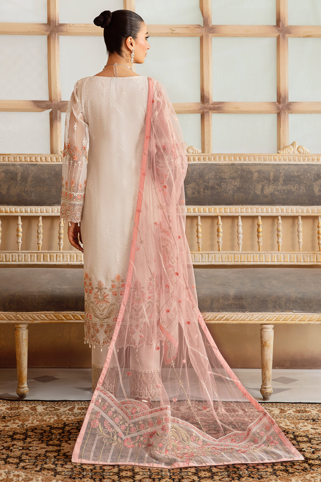 Ramsha | Minhal Organza Collection | M-1203 - Official Ramsha stockist in UK - Sakeena London