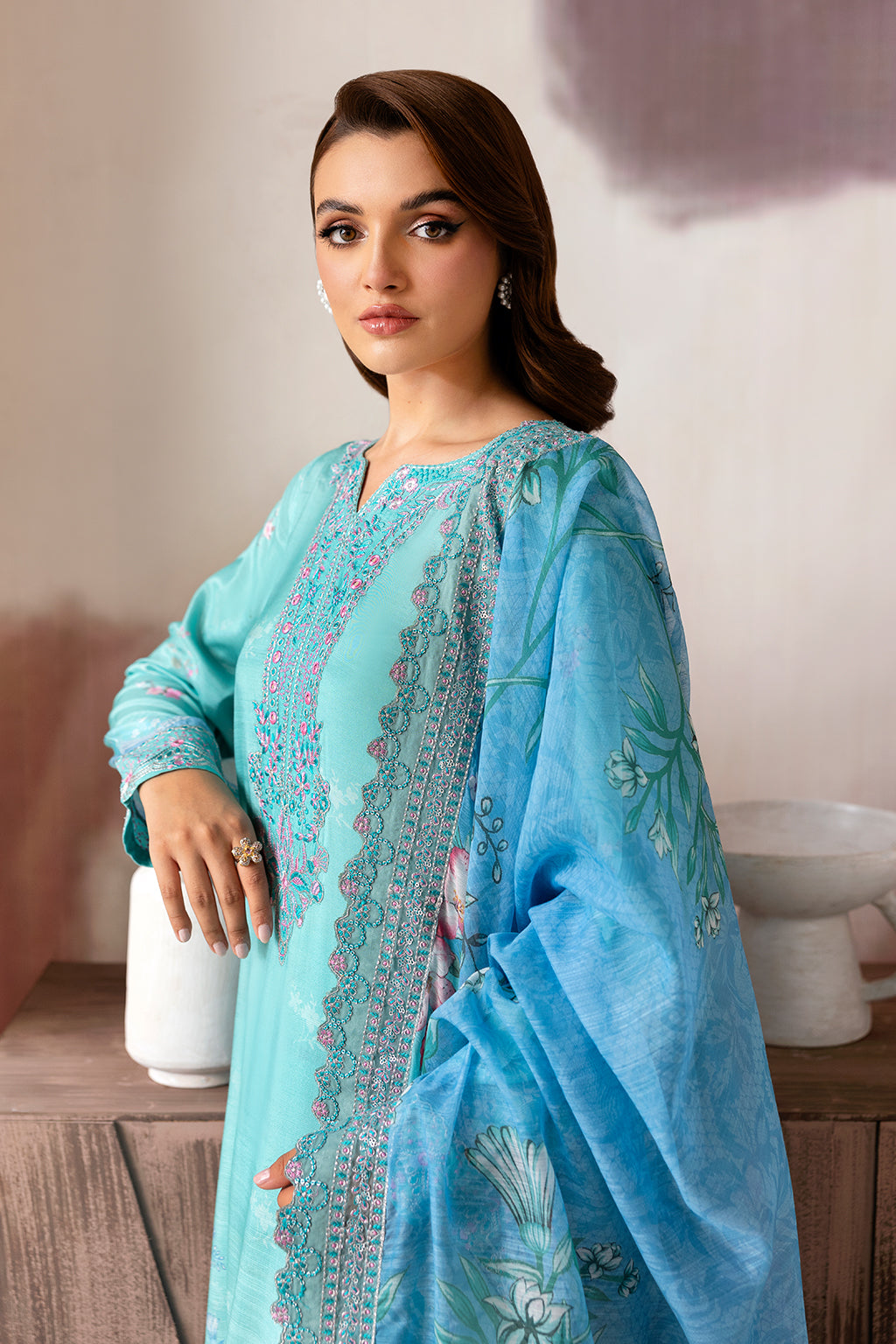 Ramsha | Riwaj Viscose | J-507 - Official Ramsha stockist in UK - Sakeena London