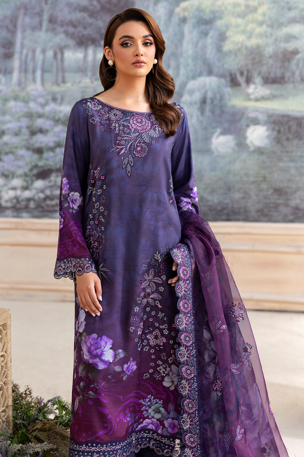 Ramsha | Riwaj Viscose | J-506 - Official Ramsha stockist in UK - Sakeena London