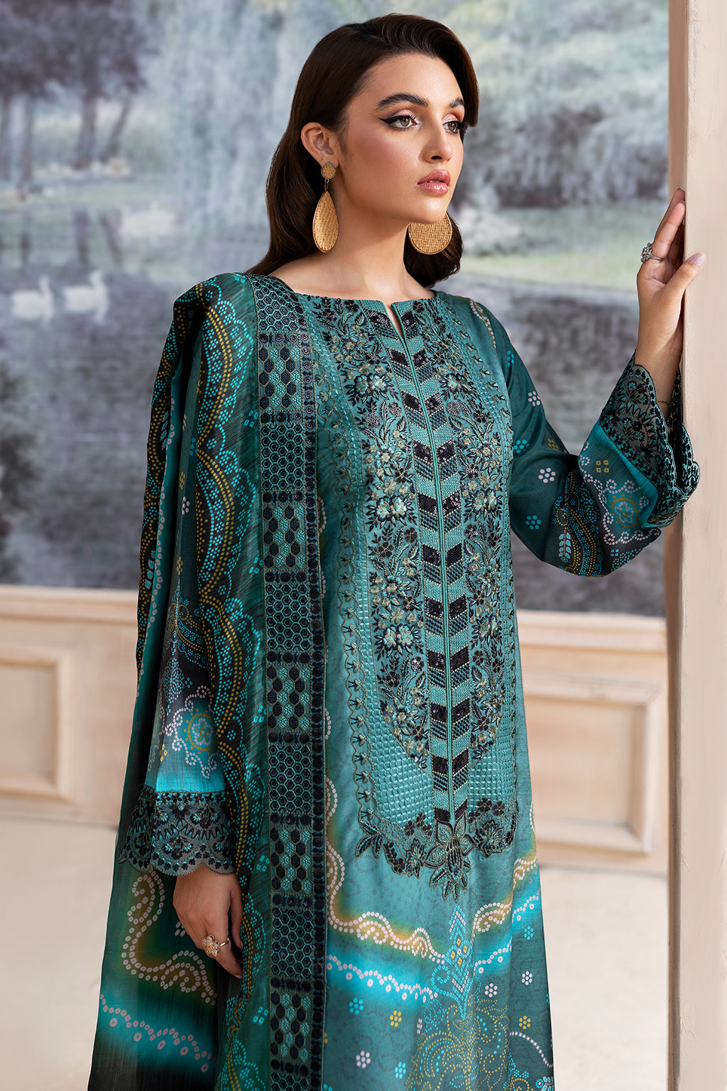 Ramsha | Riwaj Viscose |J-504 - Official Ramsha stockist in UK - Sakeena London