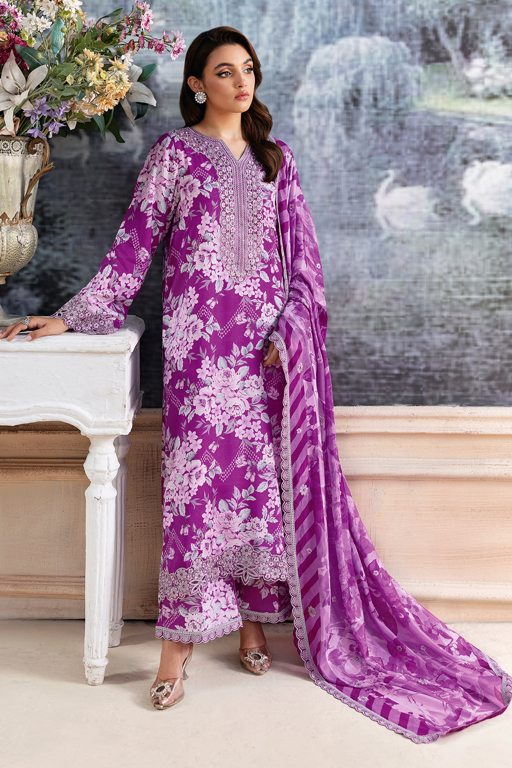 Ramsha | Riwaj Viscose | J-508 - Official Ramsha stockist in UK - Sakeena London