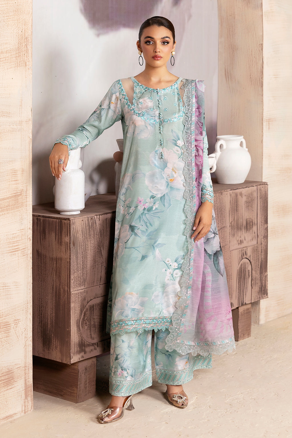 Ramsha | Riwaj Viscose | J-502 - Official Ramsha stockist in UK - Sakeena London