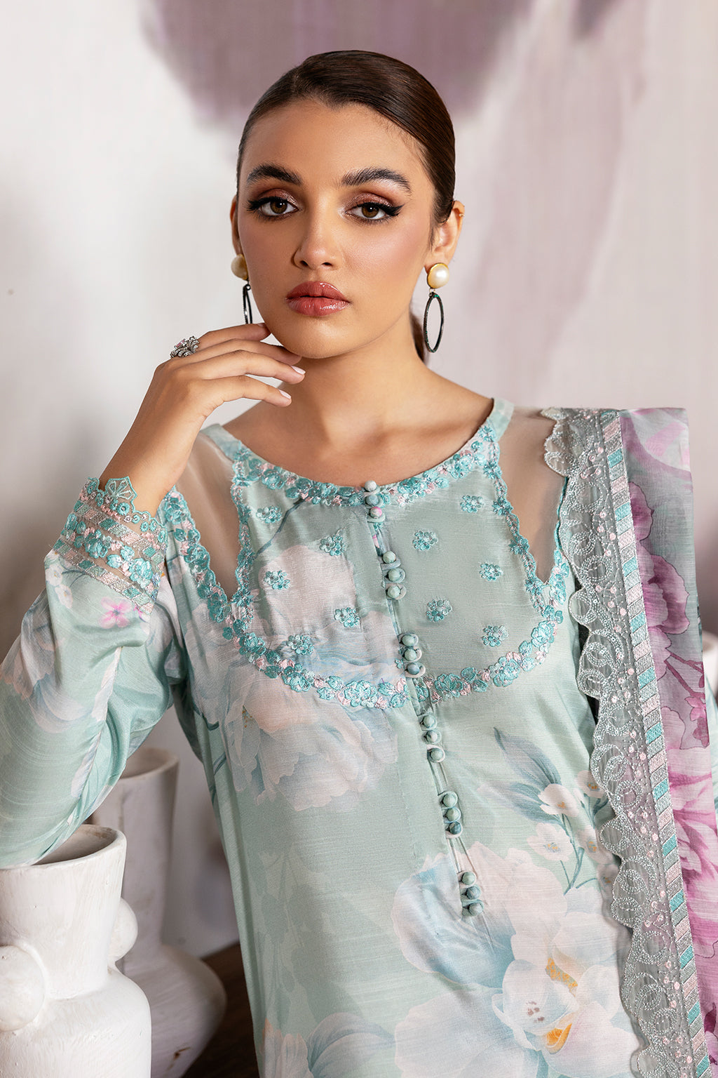 Ramsha | Riwaj Viscose | J-502 - Official Ramsha stockist in UK - Sakeena London