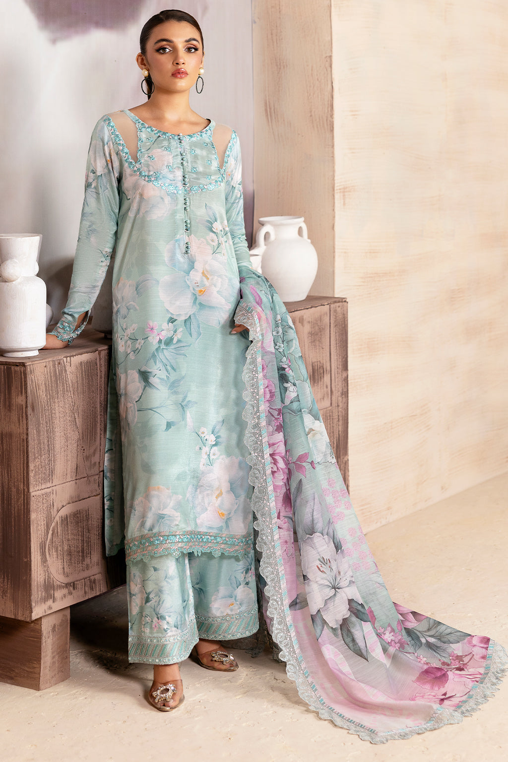 Ramsha | Riwaj Viscose | J-502 - Official Ramsha stockist in UK - Sakeena London