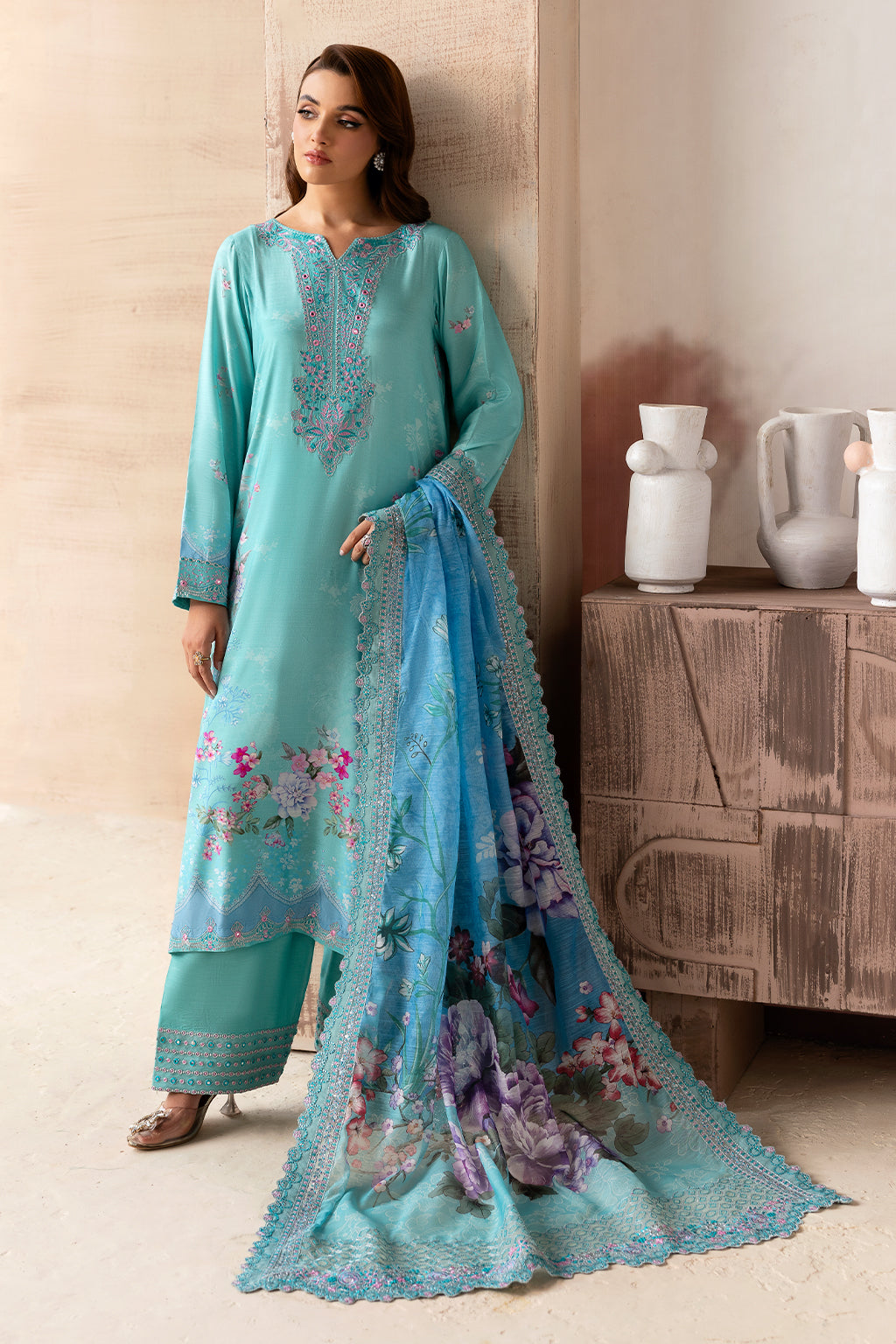 Ramsha | Riwaj Viscose | J-507 - Official Ramsha stockist in UK - Sakeena London