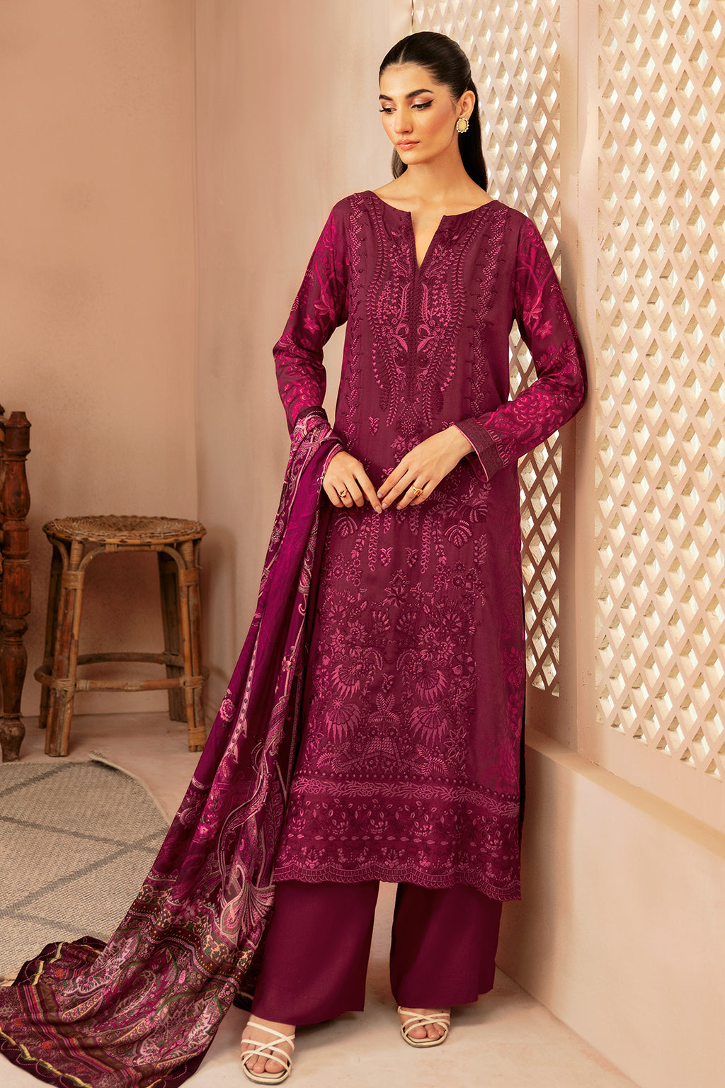 Ramsha | Riwaj Winter Collection | J-306 - Official Ramsha stockist in UK - Sakeena London