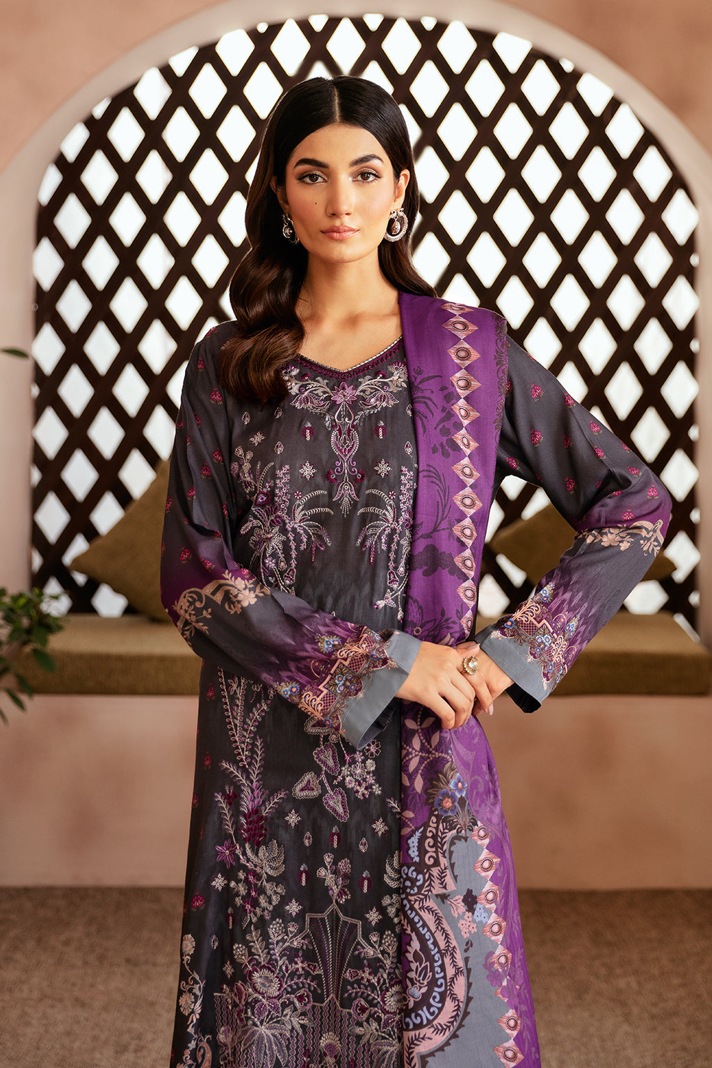 Ramsha | Riwaj Winter Collection | J-303 - Official Ramsha stockist in UK - Sakeena London
