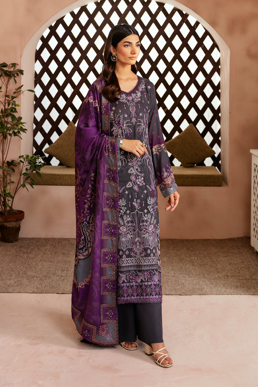 Ramsha | Riwaj Winter Collection | J-303 - Official Ramsha stockist in UK - Sakeena London