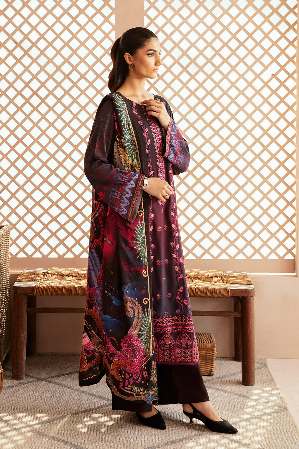 Ramsha | Riwaj Winter Collection | J-305 - Official Ramsha stockist in UK - Sakeena London