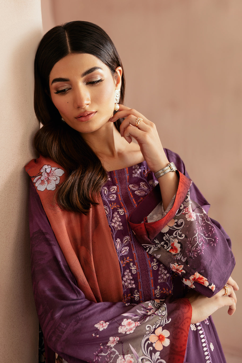 Ramsha | Riwaj Winter Collection | J-309 - Official Ramsha stockist in UK - Sakeena London