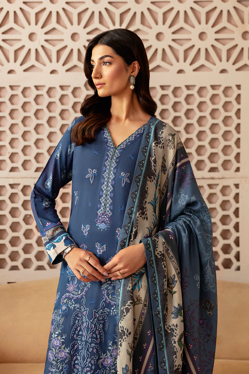 Ramsha | Riwaj Winter Collection | J-302 - Official Ramsha stockist in UK - Sakeena London
