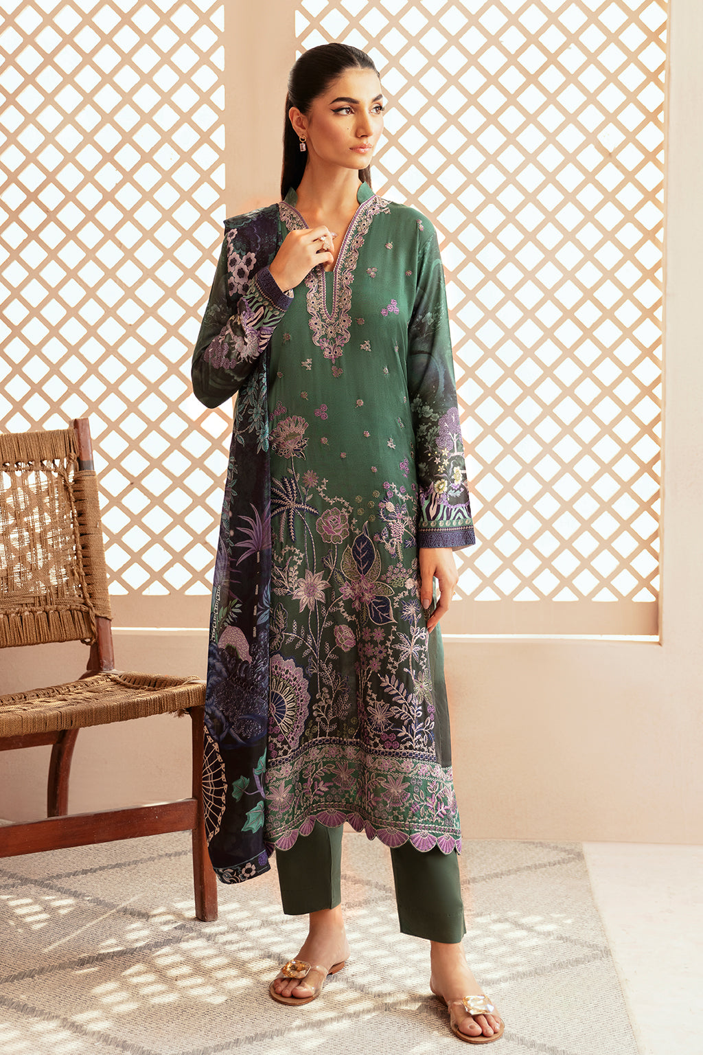 Ramsha | Riwaj Winter Collection | J-307 - Official Ramsha stockist in UK - Sakeena London