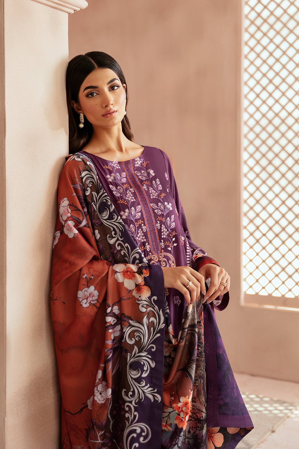 Ramsha | Riwaj Winter Collection | J-309 - Official Ramsha stockist in UK - Sakeena London