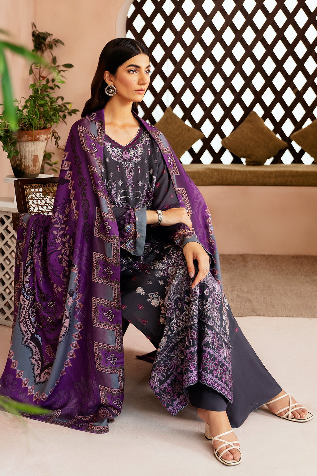 Ramsha | Riwaj Winter Collection | J-303 - Official Ramsha stockist in UK - Sakeena London