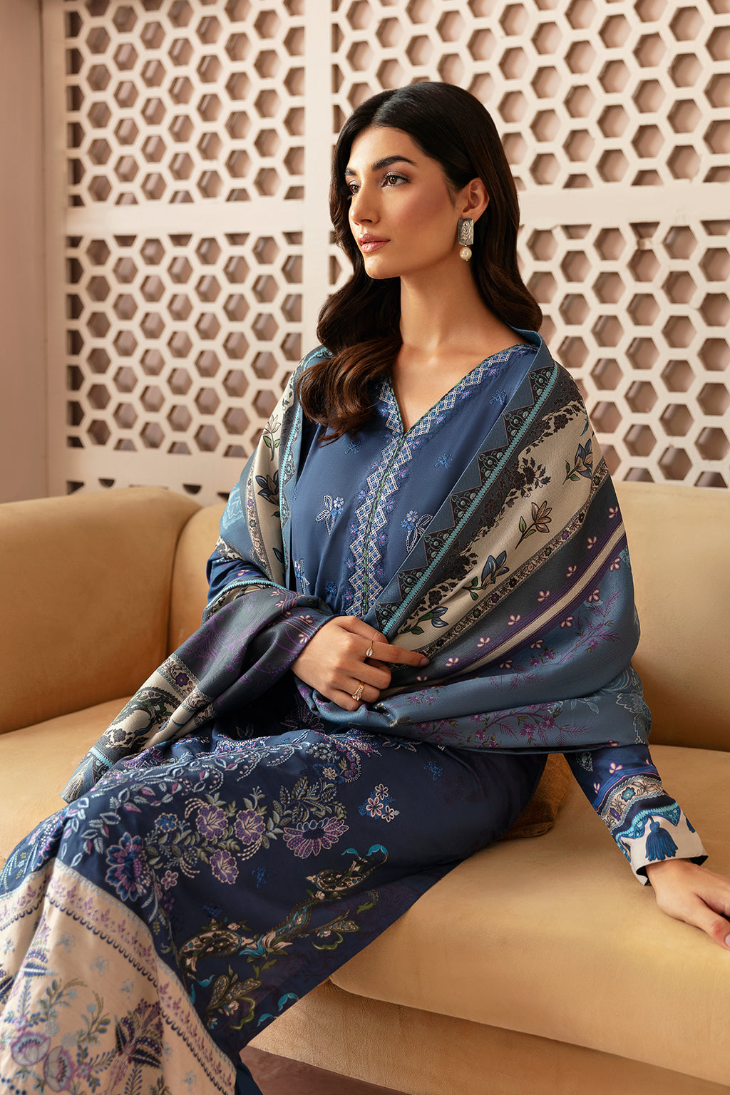 Ramsha | Riwaj Winter Collection | J-302 - Official Ramsha stockist in UK - Sakeena London