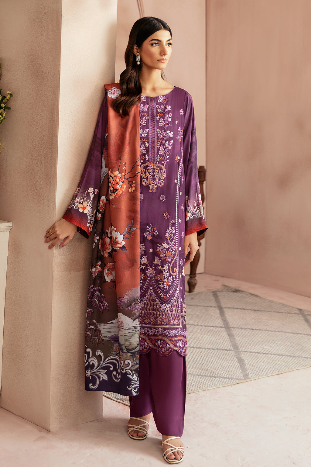 Ramsha | Riwaj Winter Collection | J-309 - Official Ramsha stockist in UK - Sakeena London