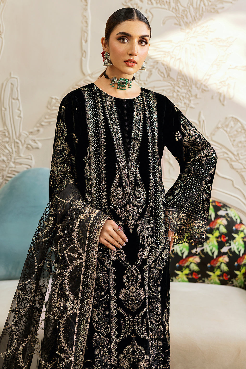 Ramsha | Velvet Collection | V-603 - Official Ramsha stockist in UK - Sakeena London