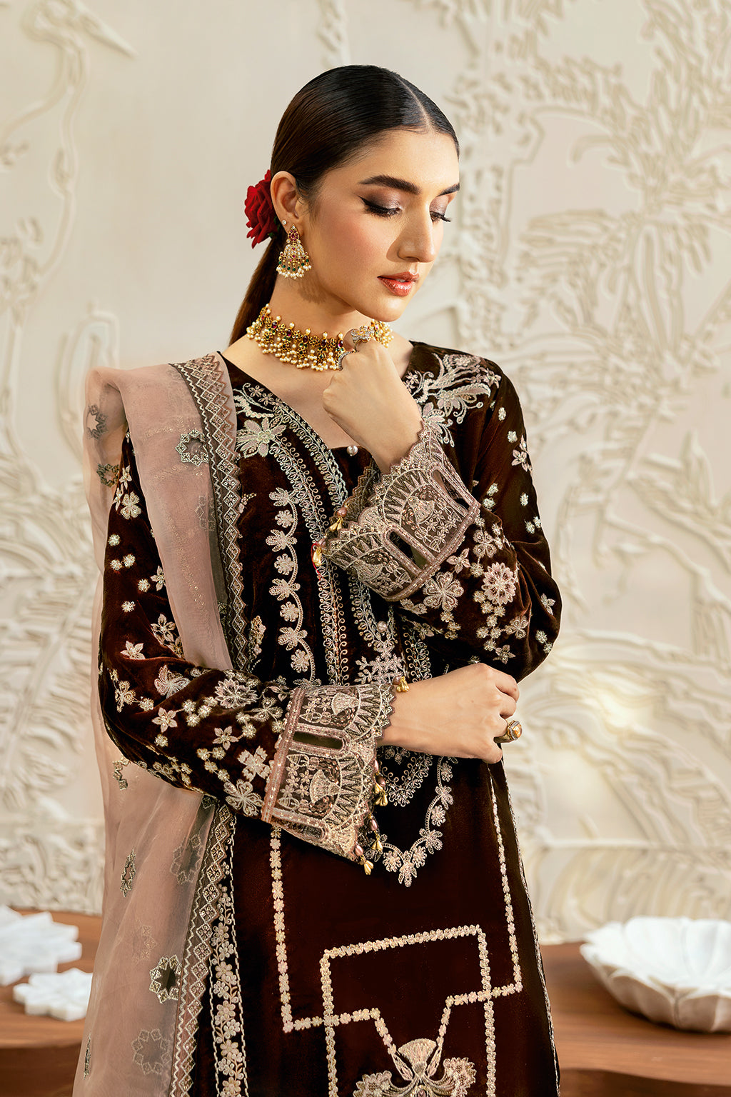 Ramsha | Velvet Collection | V-606 - Official Ramsha stockist in UK - Sakeena London
