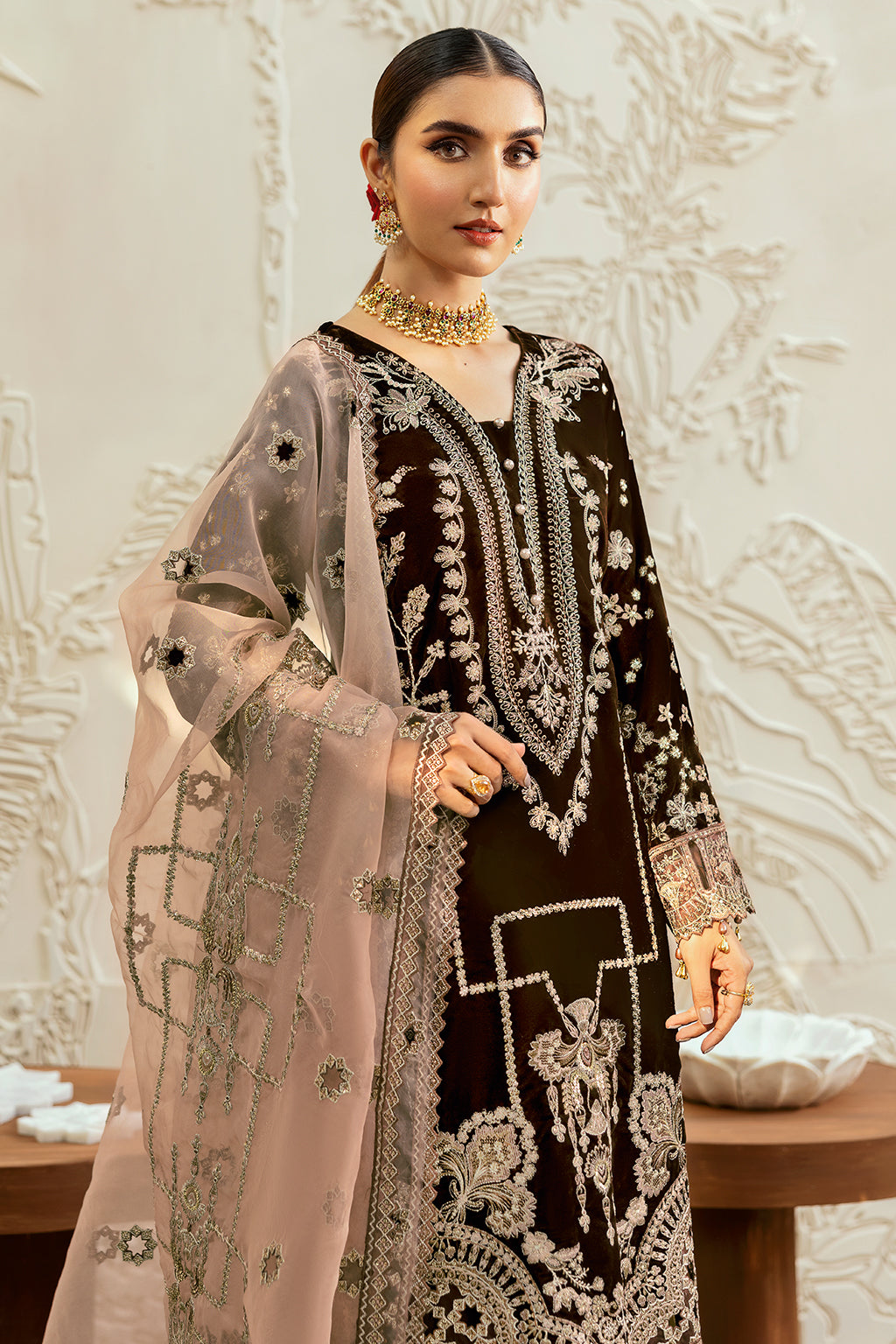 Ramsha | Velvet Collection | V-606 - Official Ramsha stockist in UK - Sakeena London