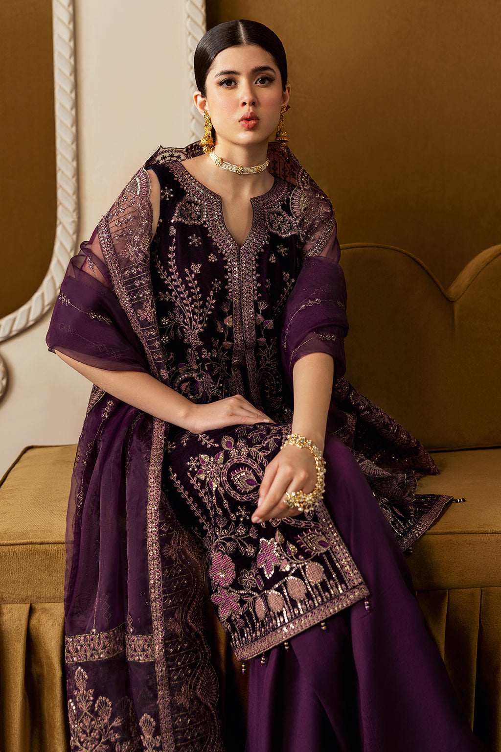 Ramsha | Velvet Collection | V-605 - Official Ramsha stockist in UK - Sakeena London