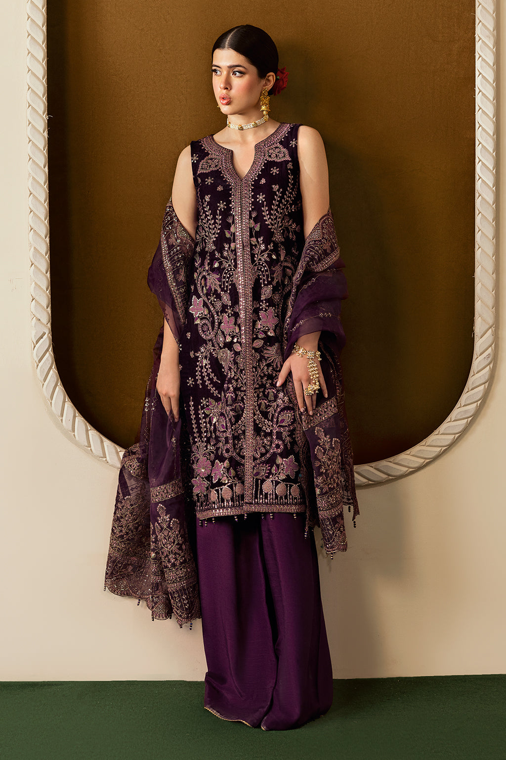 Ramsha | Velvet Collection | V-605 - Official Ramsha stockist in UK - Sakeena London