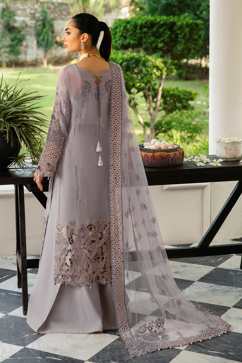 Ramsha | Dastak Luxury Chiffon Collection | Q-104 - Official Ramsha stockist in UK - Sakeena London