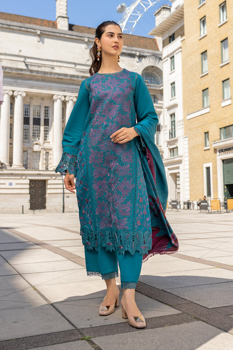 Rangrasiya | Carnation Winter Shawl | Ella - Official Rangrasiya stockist in UK - Sakeena London