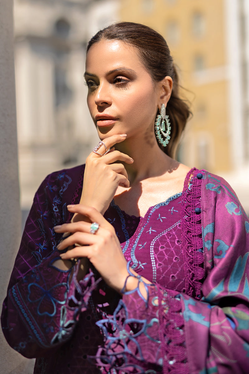 Rangrasiya | Carnation Winter Shawl | Freya - Official Rangrasiya stockist in UK - Sakeena London