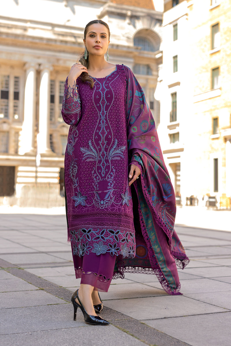 Rangrasiya | Carnation Winter Shawl | Freya - Official Rangrasiya stockist in UK - Sakeena London