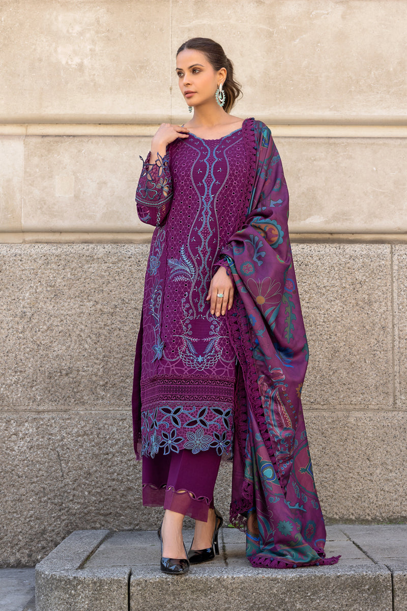 Rangrasiya | Carnation Winter Shawl | Freya - Official Rangrasiya stockist in UK - Sakeena London