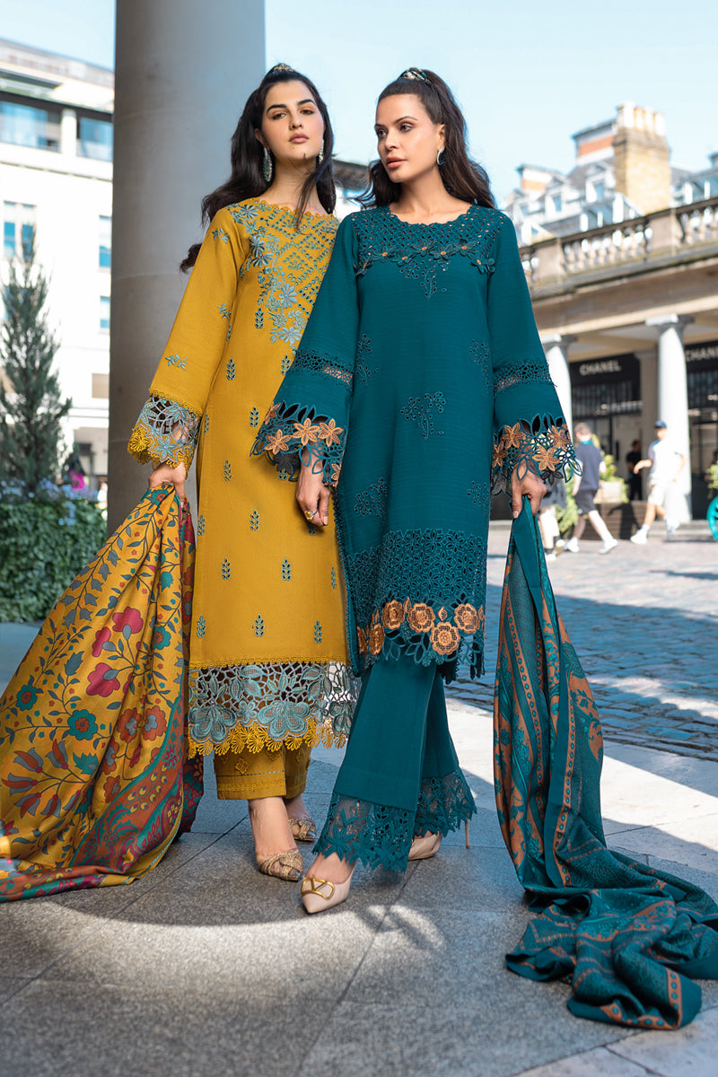Rangrasiya | Carnation Winter Shawl | Erica - Official Rangrasiya stockist in UK - Sakeena London