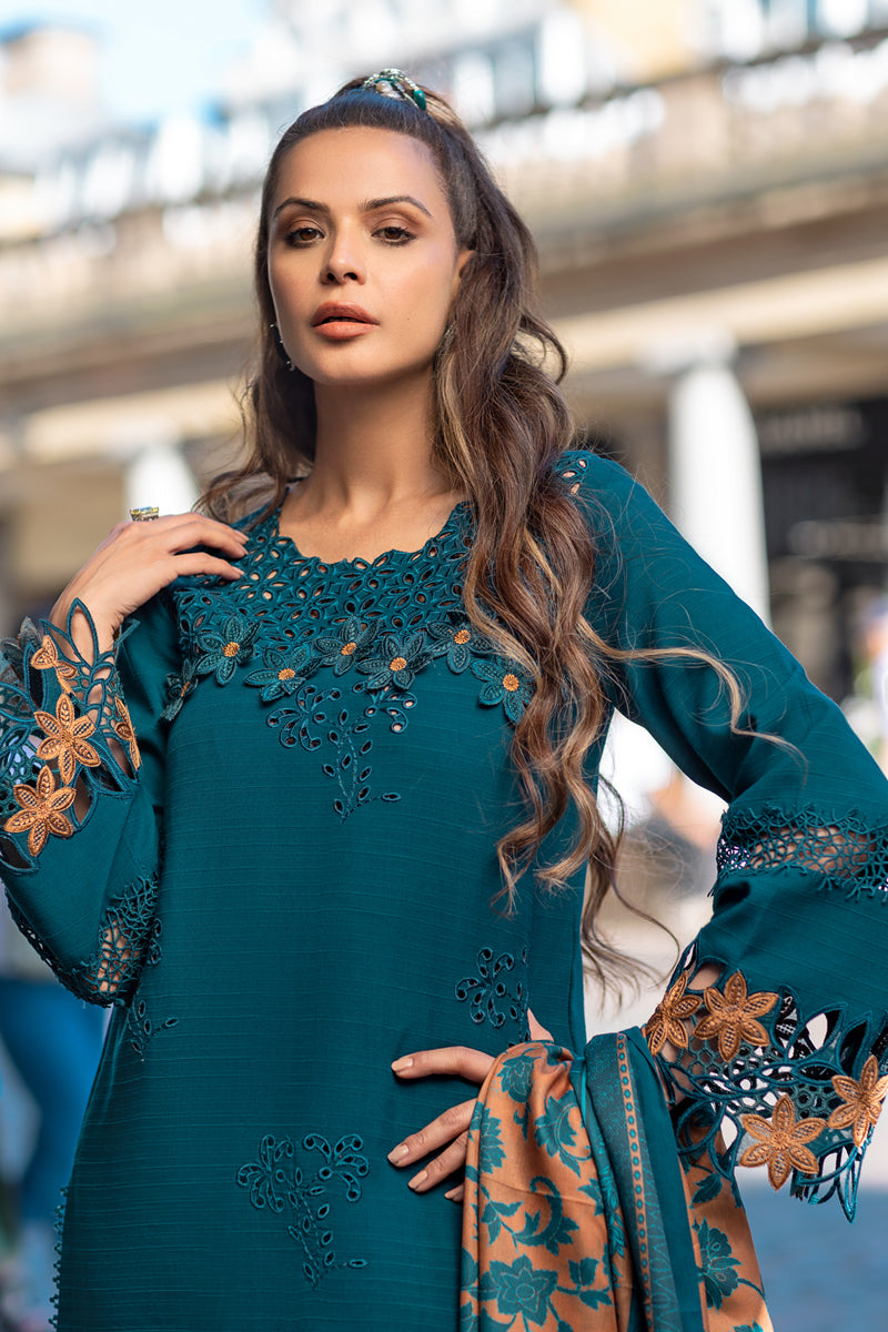 Rangrasiya | Carnation Winter Shawl | Erica - Official Rangrasiya stockist in UK - Sakeena London